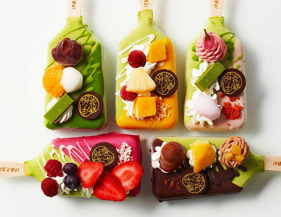 伊藤久右衛門　抹茶パフェアイスバー 5本入